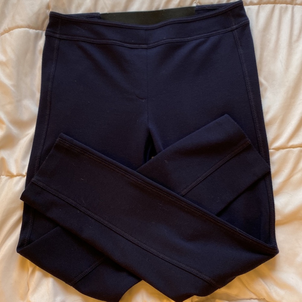 Tahari navy stretch leggings - Picture 5 of 8